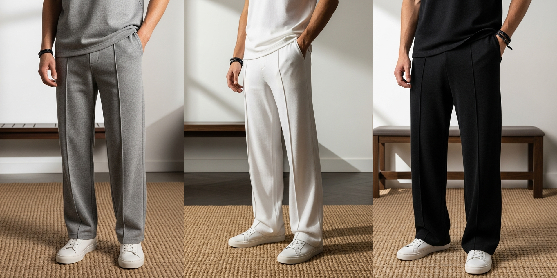 Luxury Knit Pintuck Pants