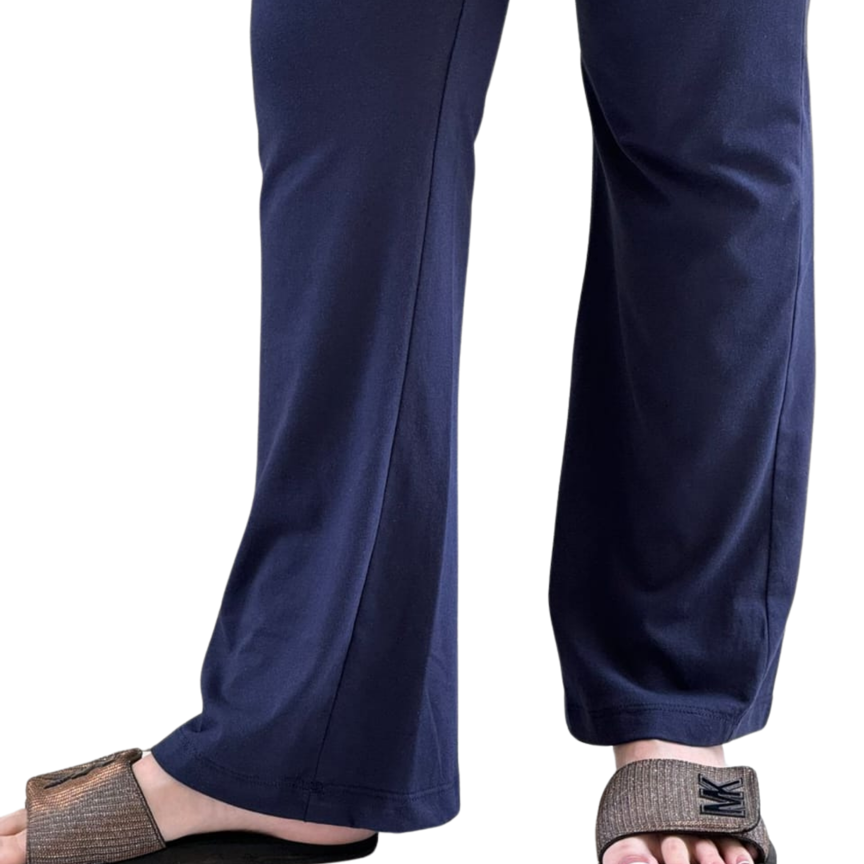 Women Wide Leg Pants - Navy