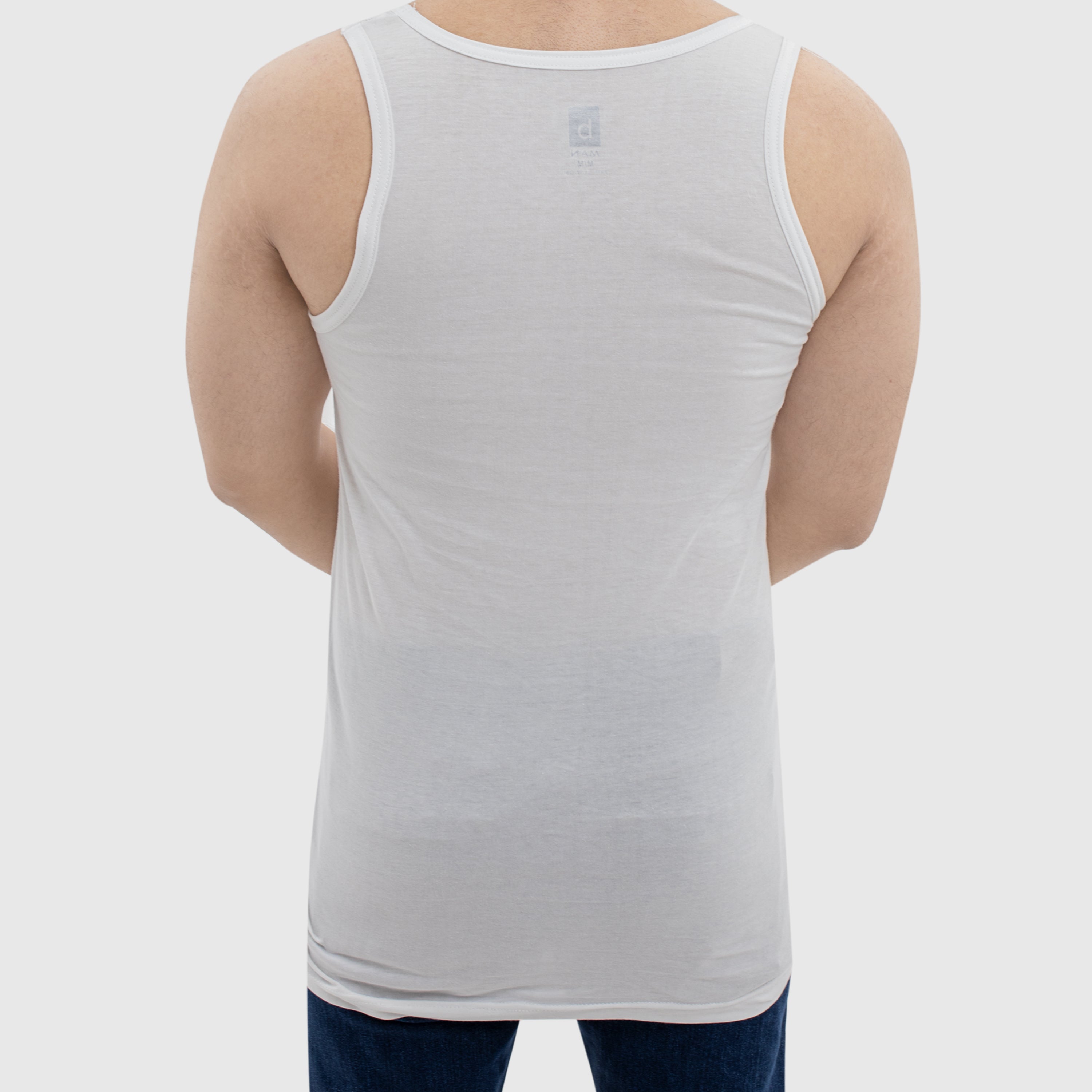 Seamless Jersey Vest - White