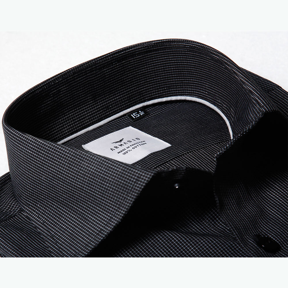 Black Pin Check Shirt