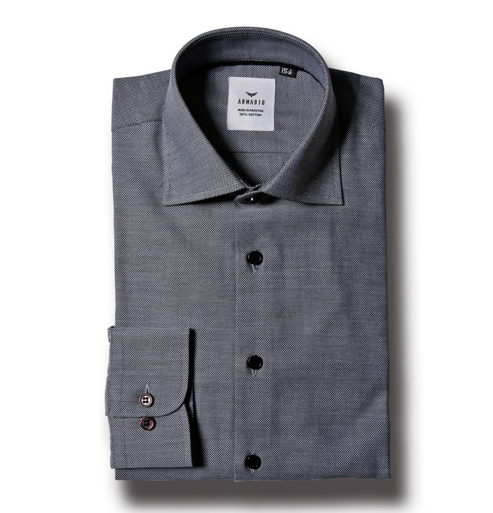 Charcoal Textured Shirt