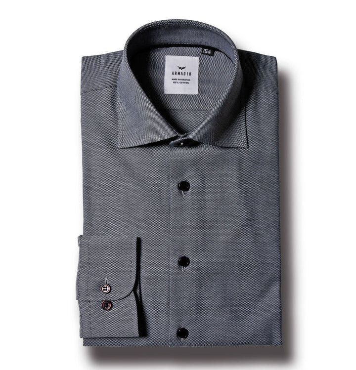 Charcoal Textured Shirt