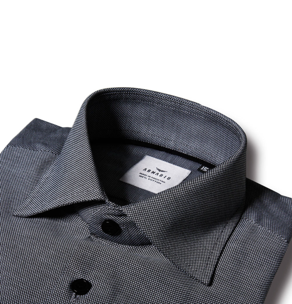 Charcoal Textured Shirt