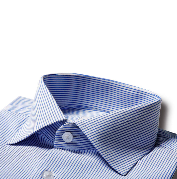 Blue Pin-Strips Shirt