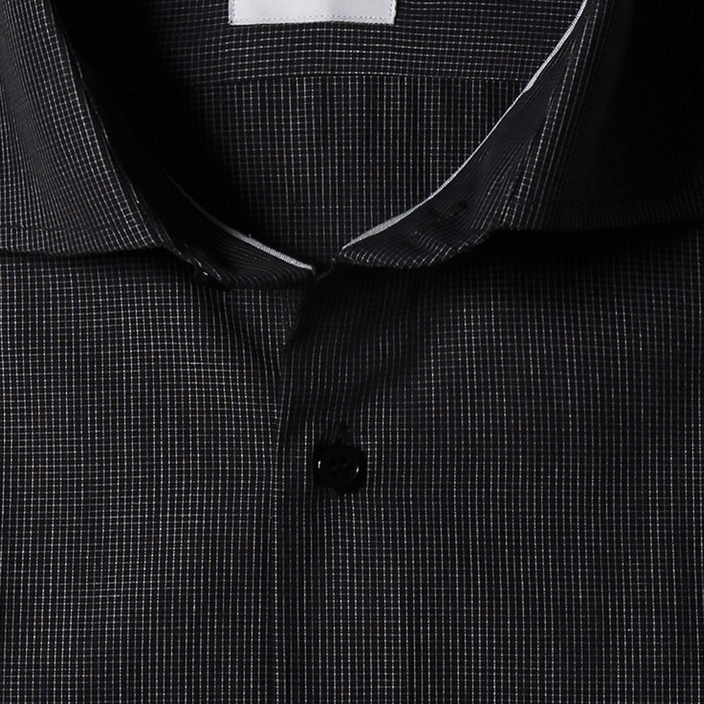 Black Pin Check Shirt