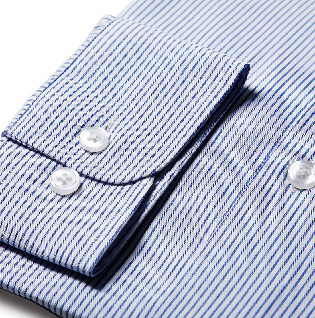 Blue Pin-Strips Shirt