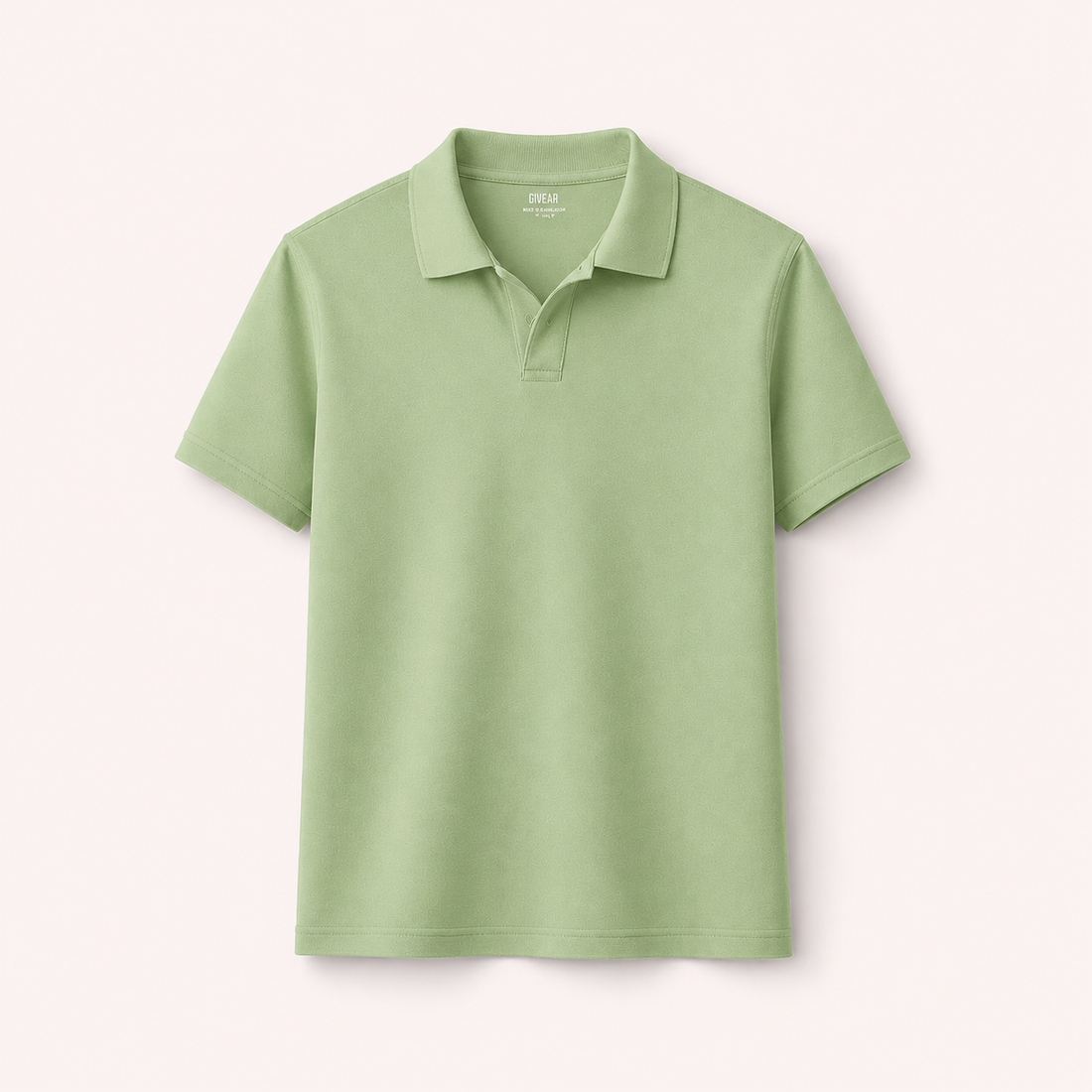 Johnny Collar Polo | Gourd Green
