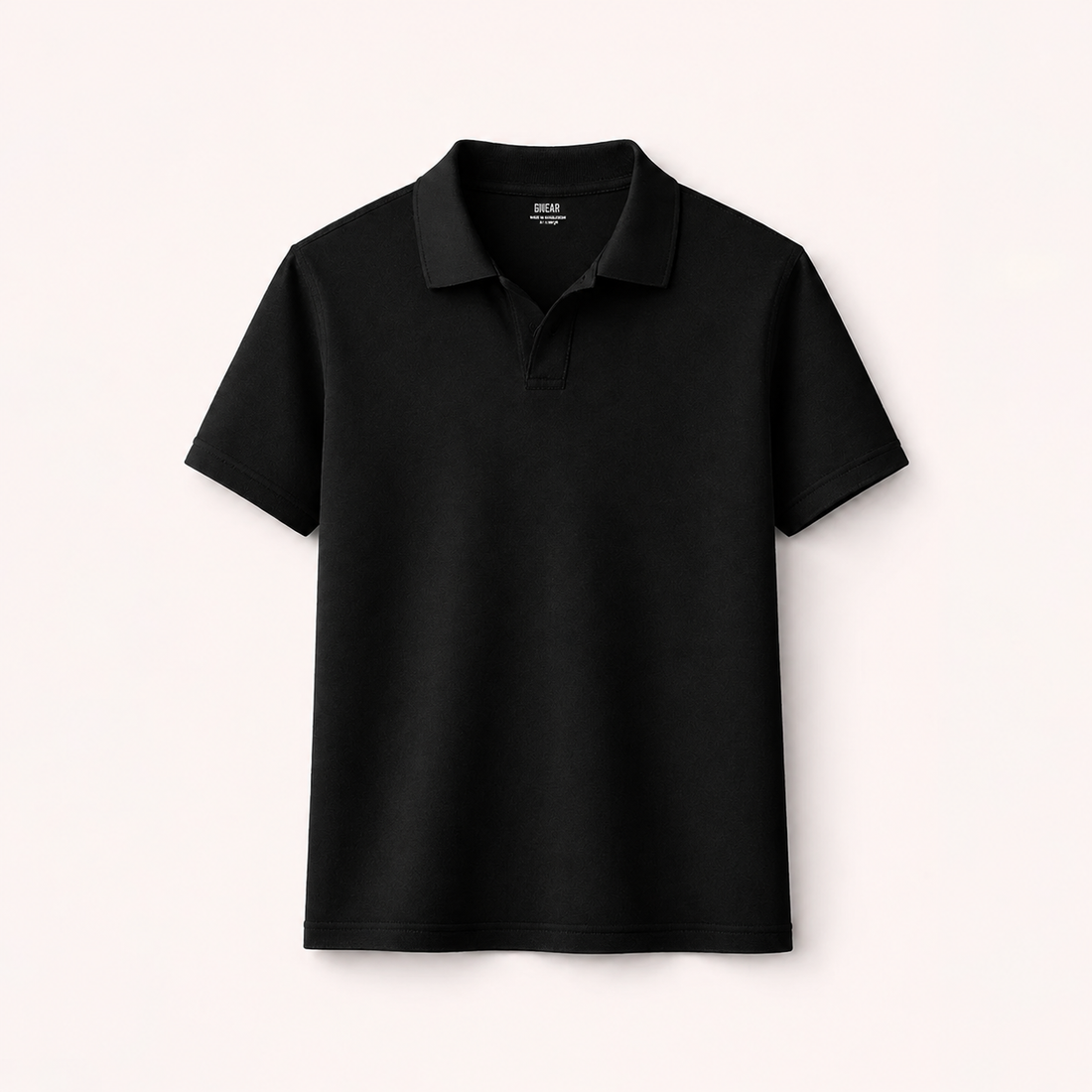 Johnny Collar Polo | Black