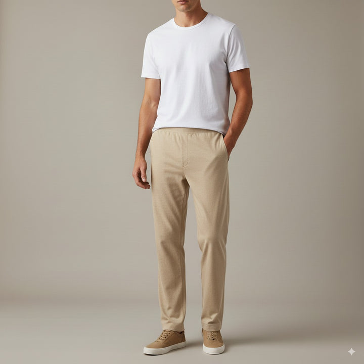 Jersey Track Pants - Khaki