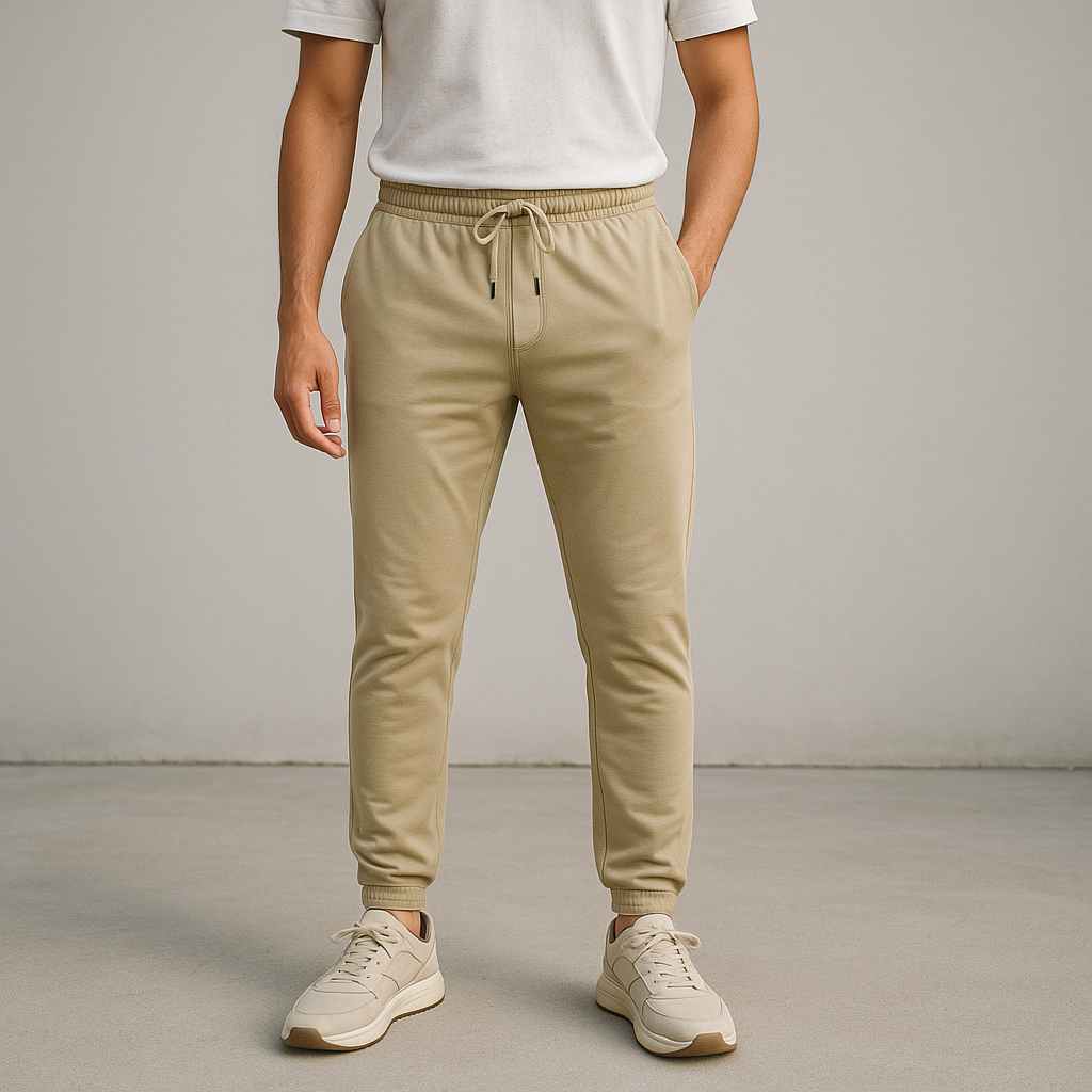 Jersey Track Pants - Khaki