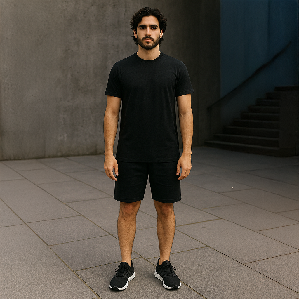 Men Co Ord Set - Black