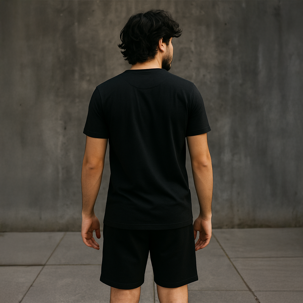 Men Co Ord Set - Black