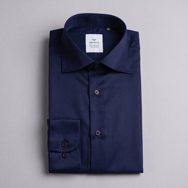 Dark Navy Blue Shirt