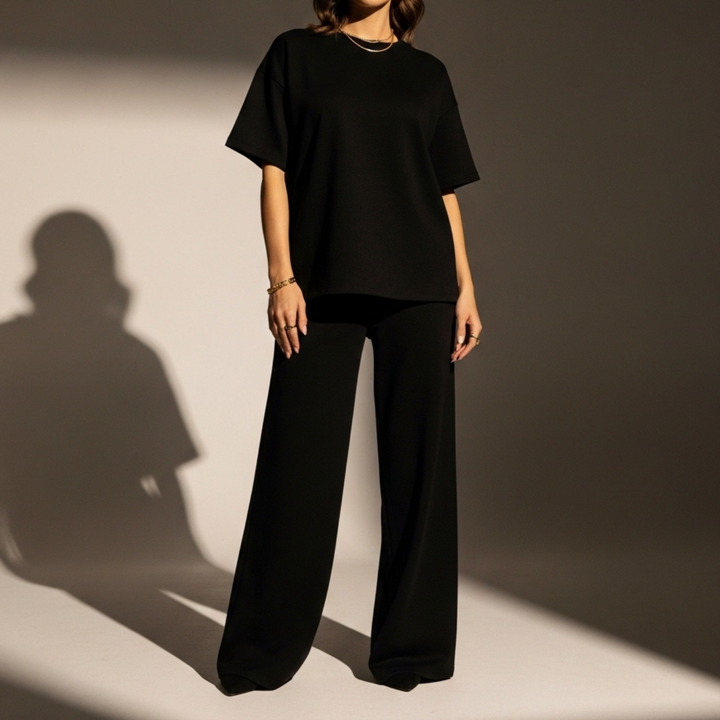 Women Co Ord Set - Black