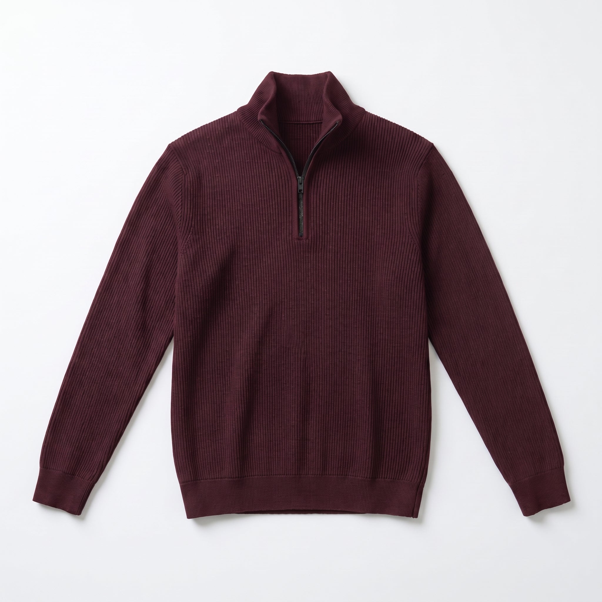 The Atelier Quarter-Zip Cranberry