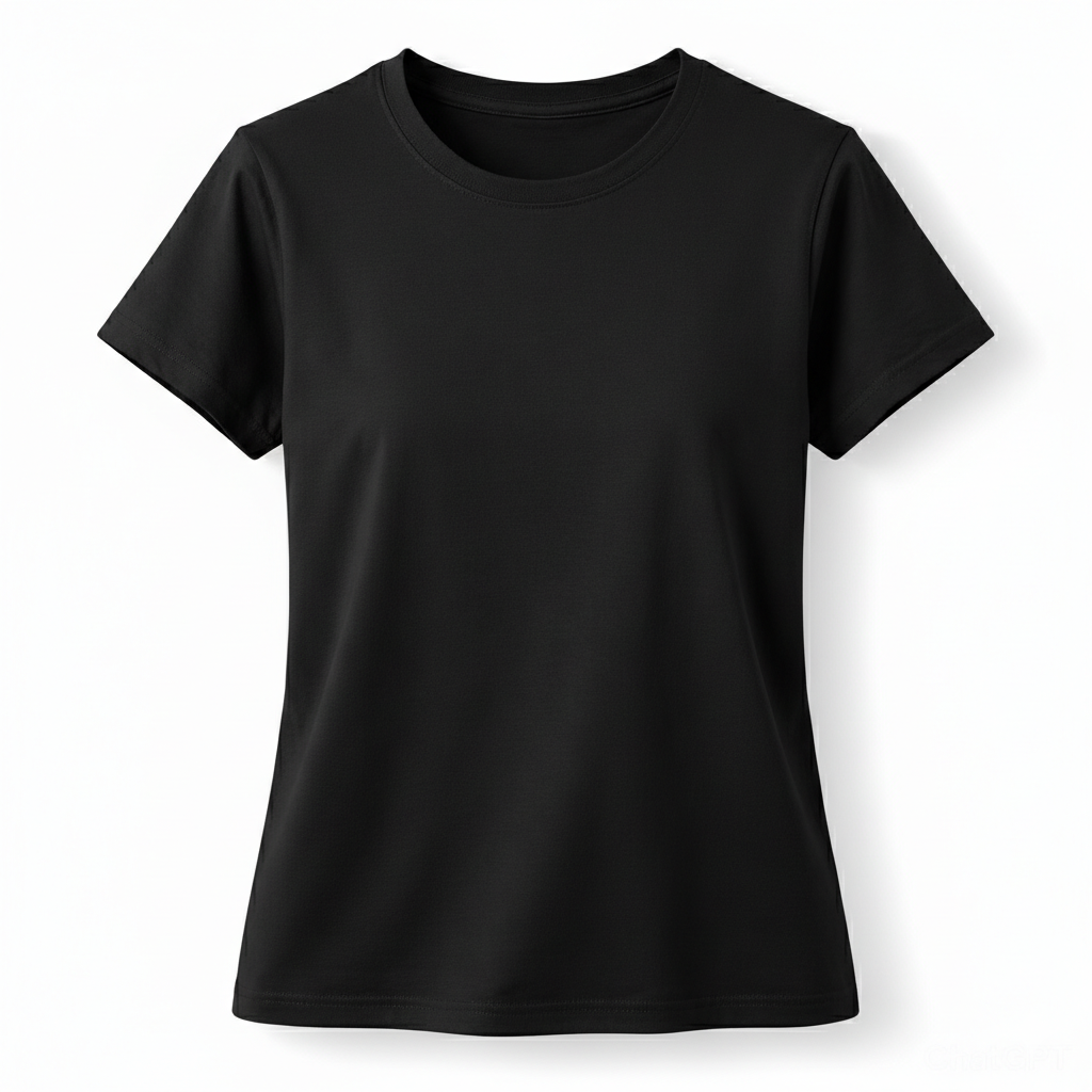 Women Basic Tee - Black