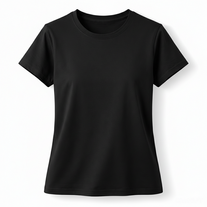 Women Basic Tee - Black