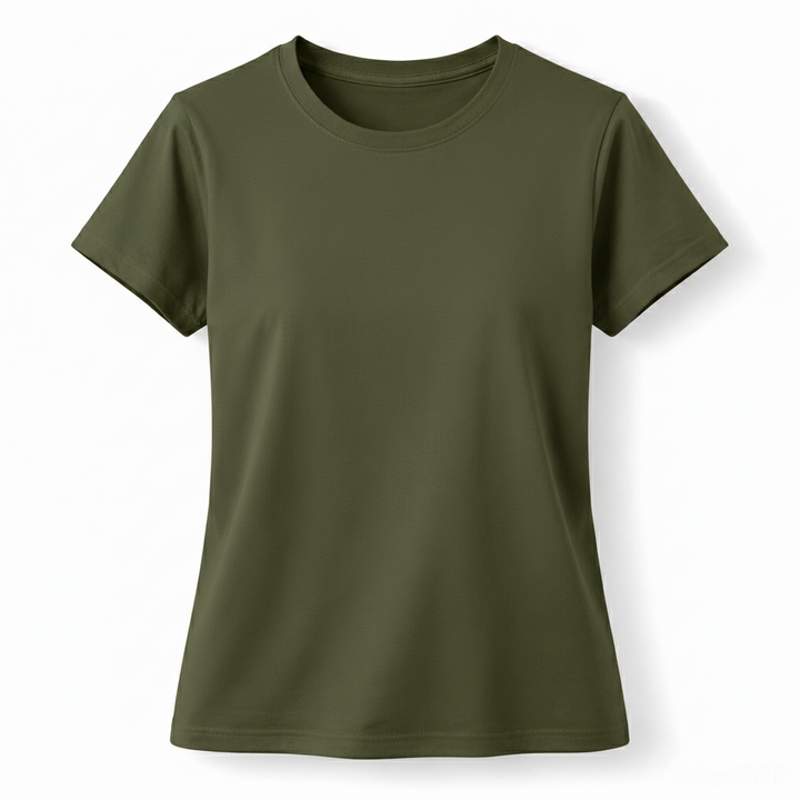 Women Basic Tee - Green