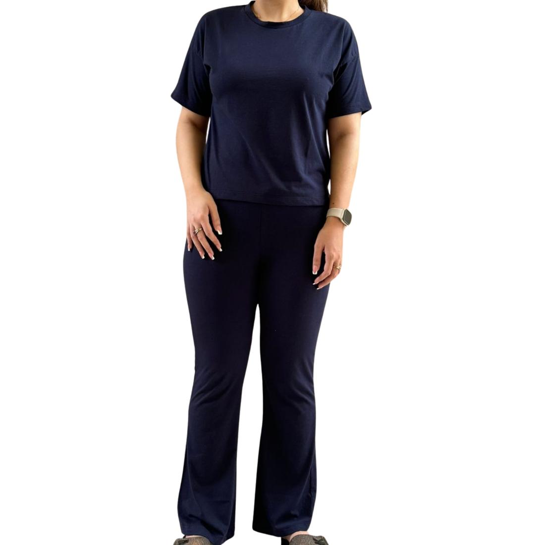 Women Co Ord Set - Navy