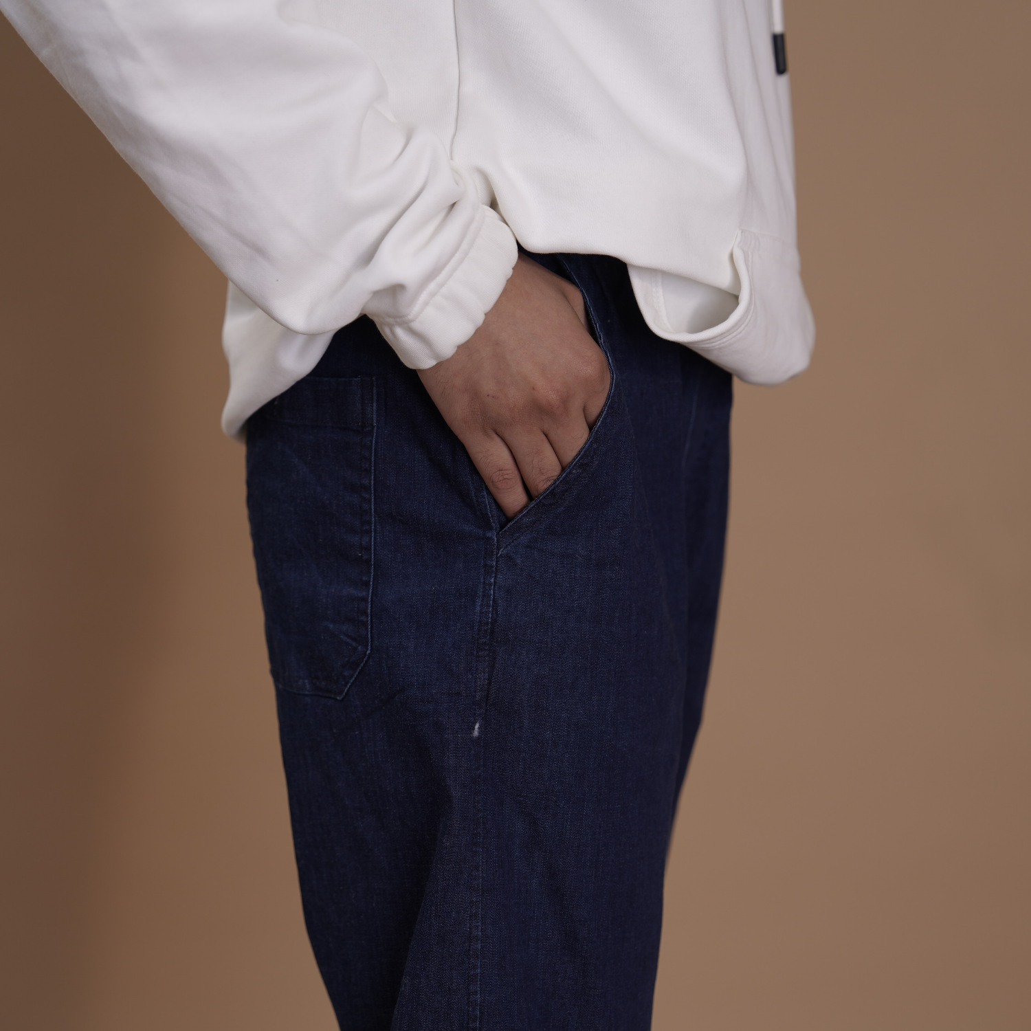 Denim - Track Pants - Indigo