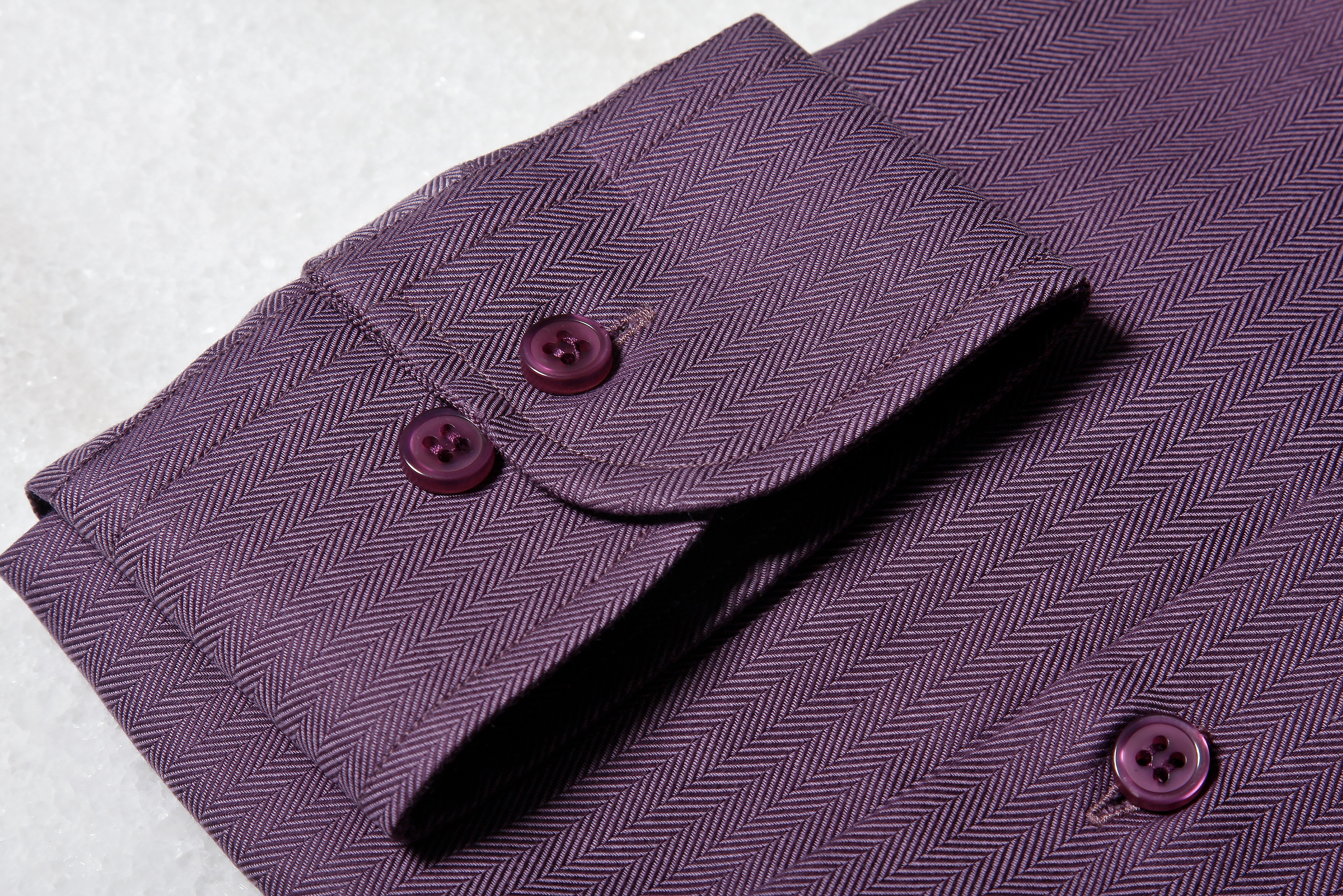 Purple Herringbone Shirt