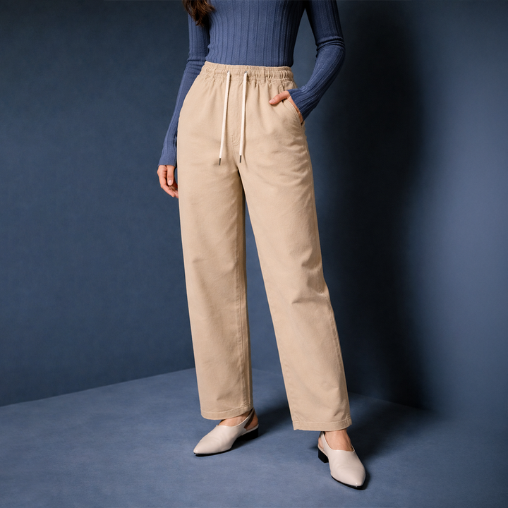 Twill Barrel PJ pants - Khaki
