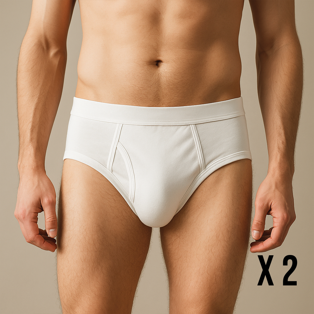 White Wedge Fly Brief  x 2